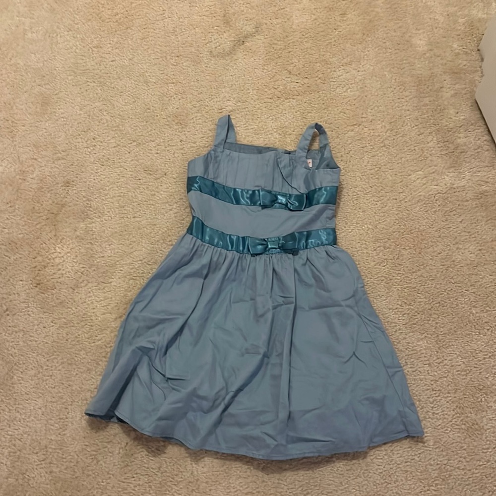Blue american girl dress size 8